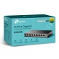 TP-Link TL-SG108E Administreret L2 Gigabit Ethernet (10/100/1000) Sort